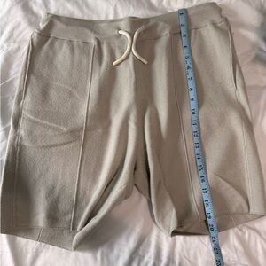 PAIGE Men's Beige Athletic Shorts